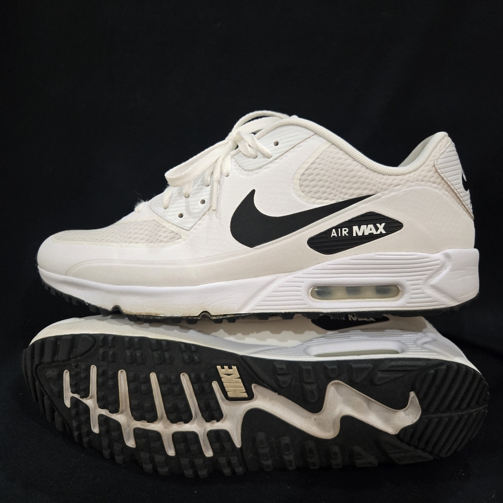 Nike Air Max 90 Golf White and Black Sneakers